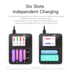 New ISDT Smart Battery Charger Type-C QC3.0 Output for AA AAA Li-ion Battery Display Screen and Fire Prevention